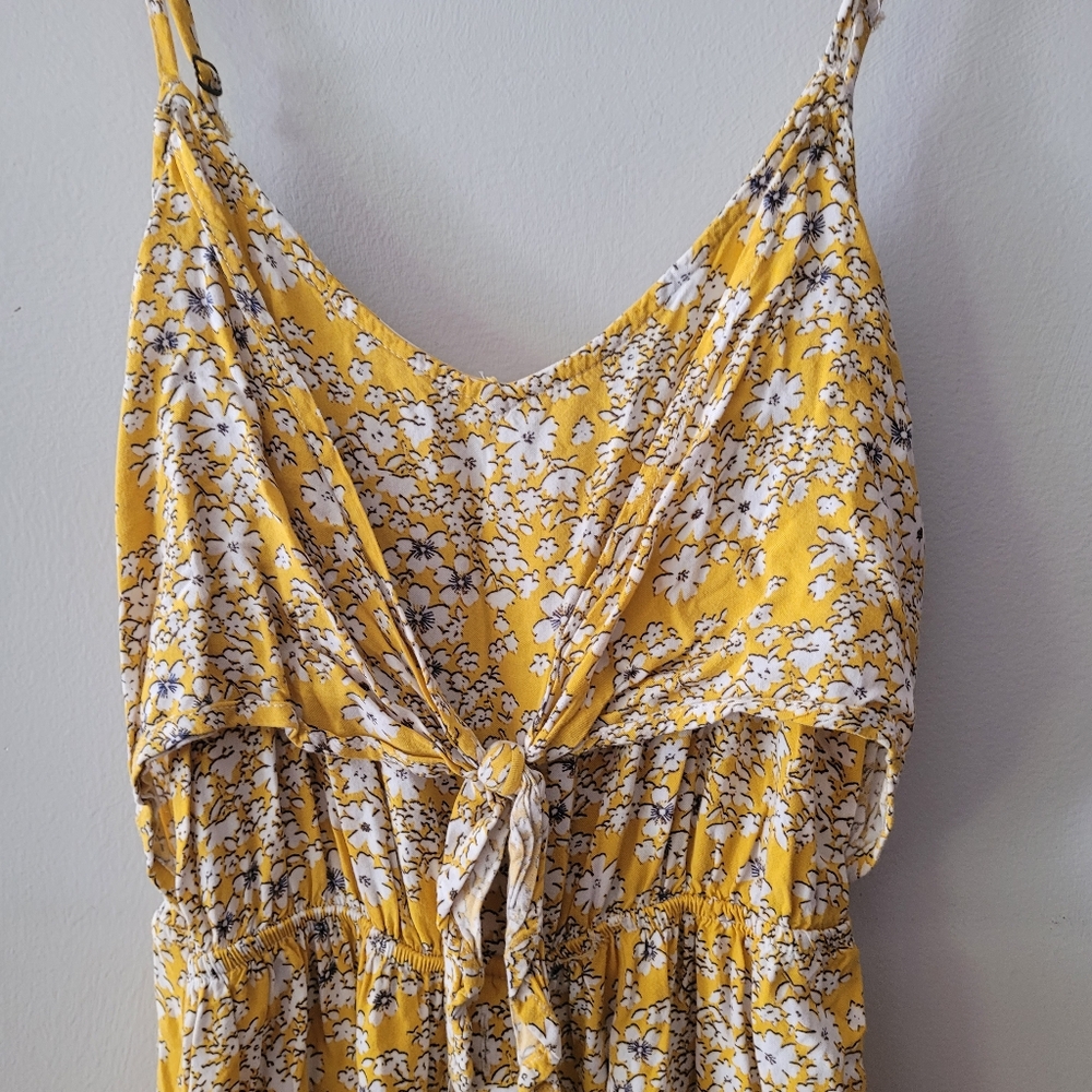 Floral Tie Front Dress